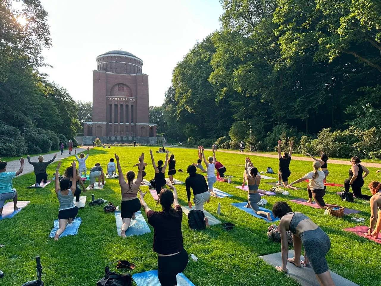 Sunset Flow — Yoga at the Planetarium  — 1