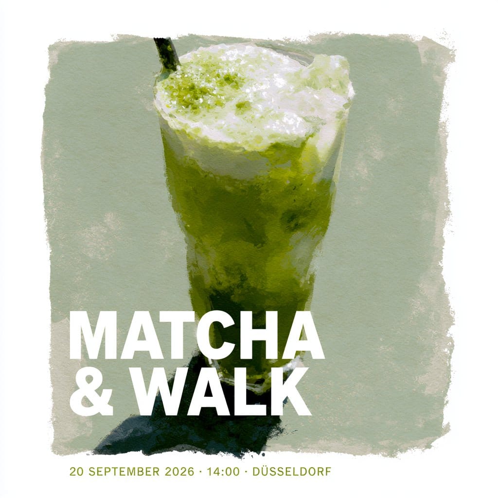 First Longevity Düsseldorf Event: Matcha & Walk!