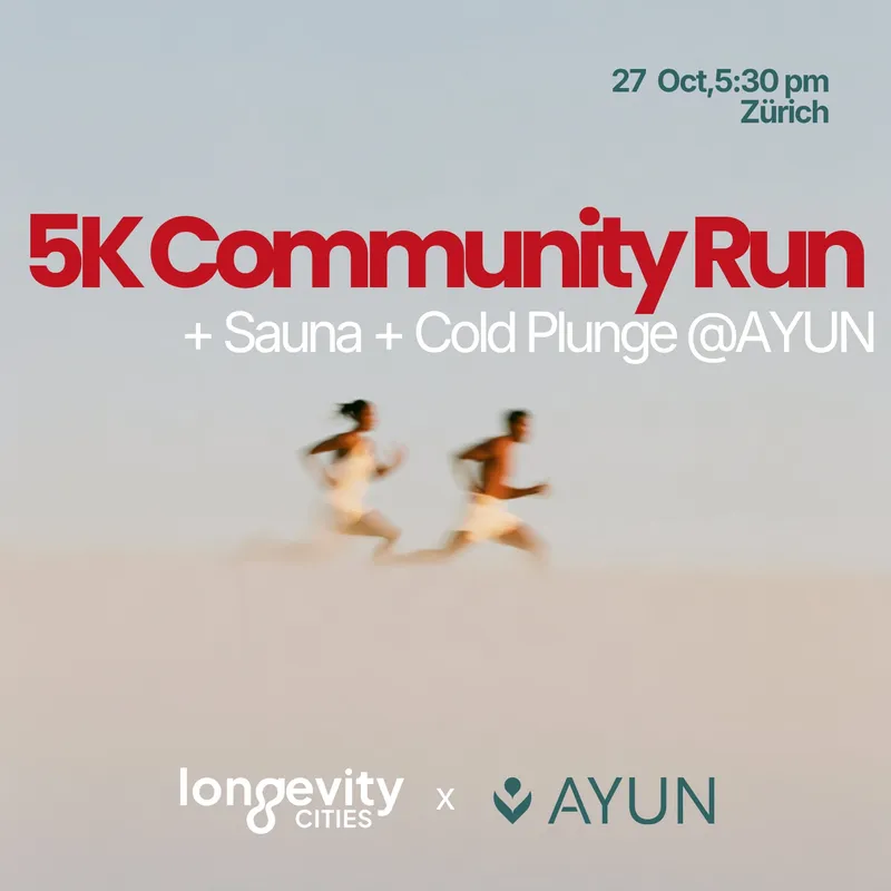 5 km Community Run + Sauna + Cold Plunge @ AYUN