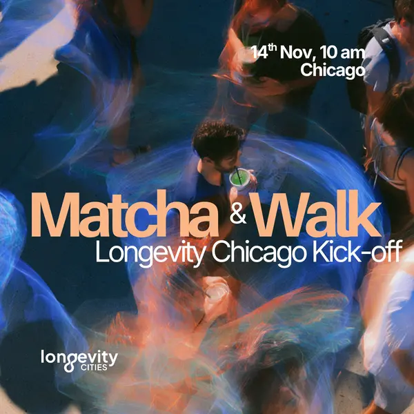 Matcha & Walk: Longevity Chicago’s First Event