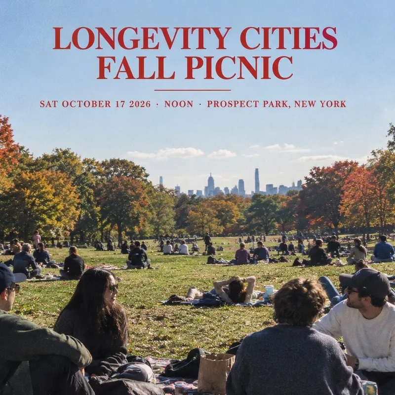 🌳 Longevity Cities Picnic & Grip Strength Competition in Prospect Park